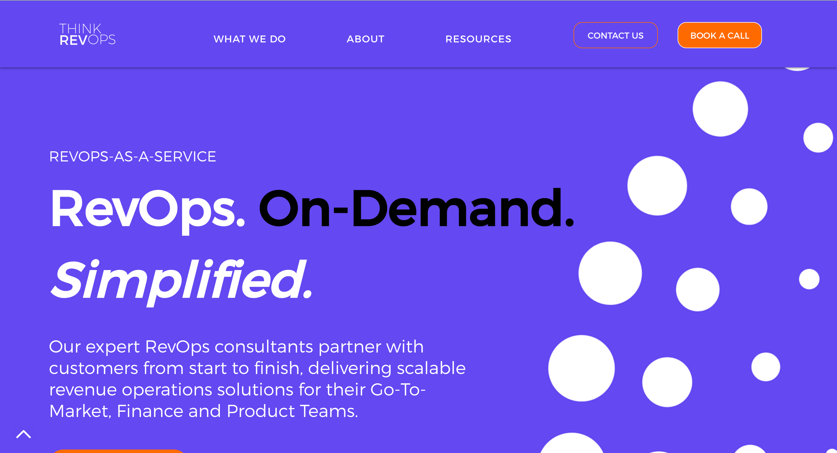 Think RevOps homepage