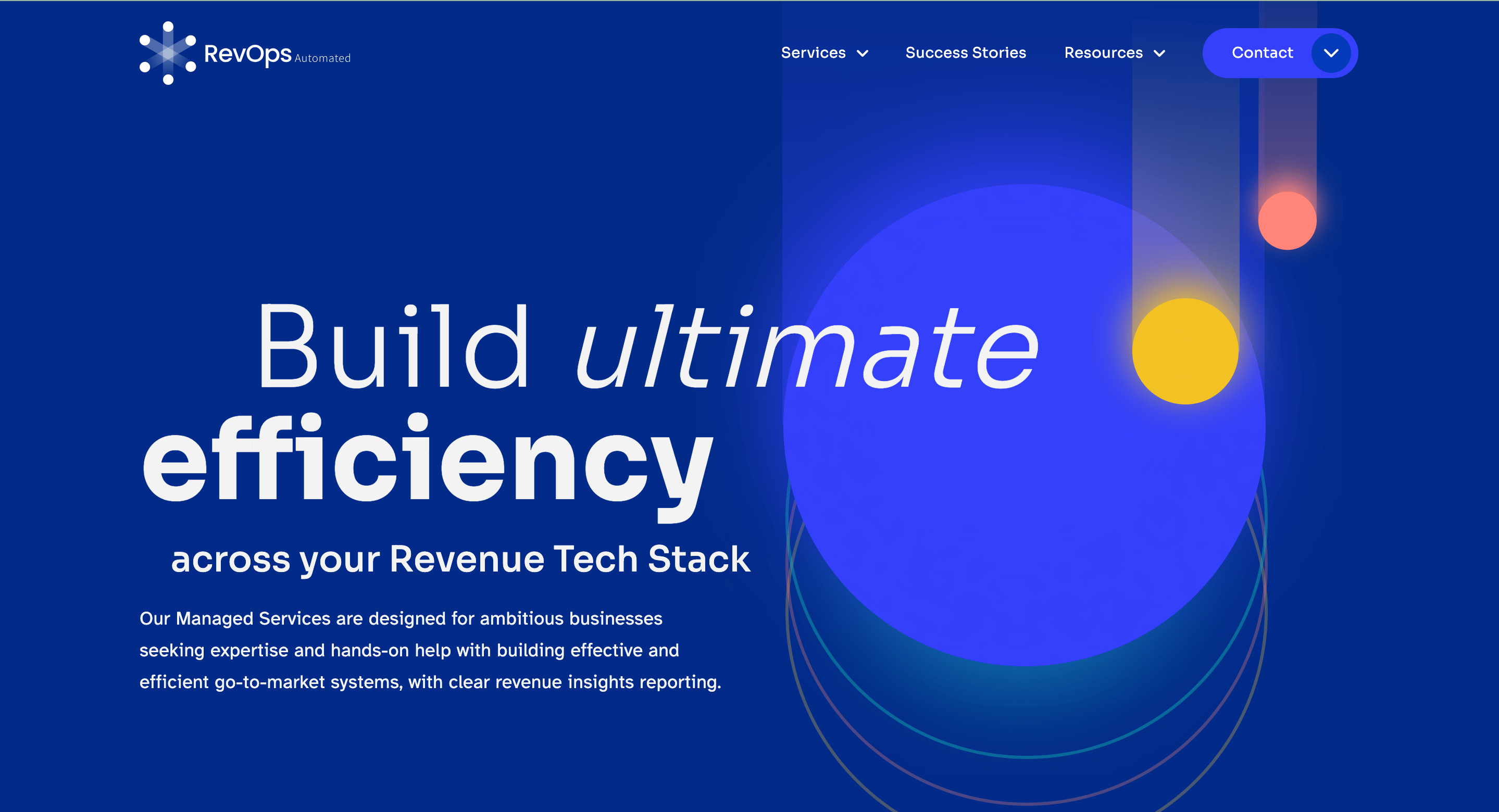 Revops Automated homepage