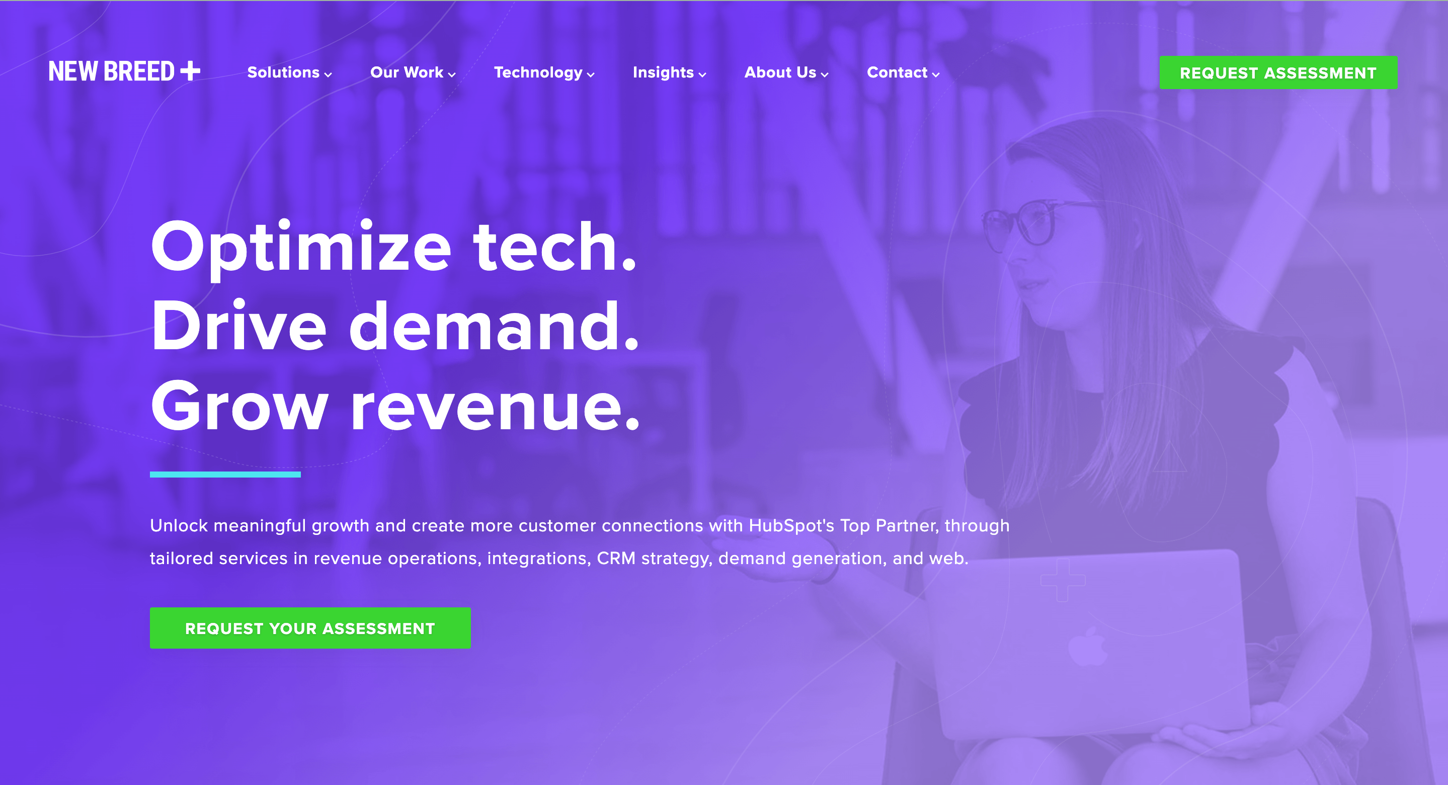 New Breed homepage