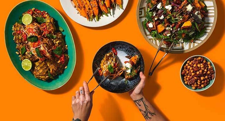 plates of food